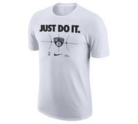 Nike Maglia Basket Nba Nets Just Do It Bianco Nero Uomo XL