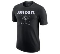 Nike Maglia Basket Nba Nets Just Do It Nero Bianco Uomo S