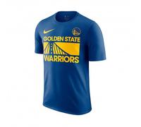 Nike Maglia Basket Nba Warriors Courtside Tioy Blu Giallo Uomo XL