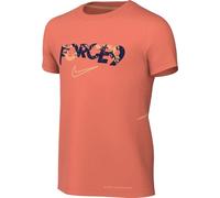 Nike Maglia da Calcio Dri-Fit Erling Haaland Academy - Ragazzo/A, Lt Wild Mango/Lt Wild Mango/Orange Pulse, HJ3834-643, XL