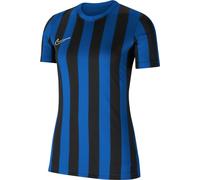Nike - Maglia da Donna Striped Division IV Jersey S/S, Donna, Maglia da Donna., CW3816-463, Blu Royal, Nero e Bianco., XL