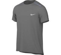 Nike Maglia da Running A Manica Corta Dri-Fit Miler - Uomo, Smoke Grey/Reflective Silv, AJ7565-085, 2XL