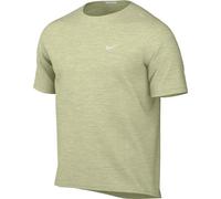 Nike Maglia da Running Dri-Fit A Manica Corta Rise 365 - Uomo, Olive Aura/Htr/Reflective Silv, CZ9184-371, L