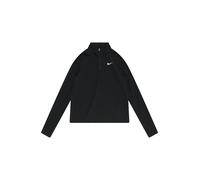 Maglietta per ragazze Nike Dri-Fit Long Sleeve 1/2 Zip Top - Nero XL