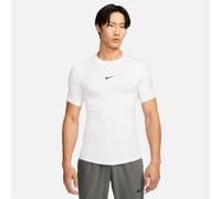 Abbigliamento compressivo Nike Pro Dri-FIT Tight Short-Sleeve Fitness Top - white - Bianco (M)