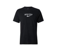 NIKE Maglia funzionale 'PRO' nero / bianco, Taglia S
