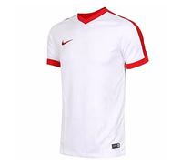 NIKE Maglia Manica Corta Striker IV, Bambino, Bianco_Bianco_Rosso, S