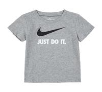 Nike Maglietta a Maniche Corte per Bambini NKB Swoosh Grigio Scuro