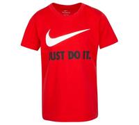 NIKE Maglietta a Maniche Corte per Bambini Swoosh Rosso