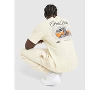 Nike Maglietta Cafe Swoosh Graphic, marrone XS