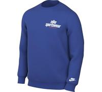 Nike Maglietta in Pile Sportswear Club da Uomo, Game Royal/White, HJ2173-480, M