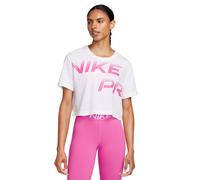 Nike Maglietta Palestra Nike Pro Train Crop Bianco Donna L
