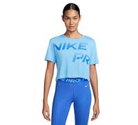 Nike Maglietta Palestra Nike Pro Train Crop Blu Donna S