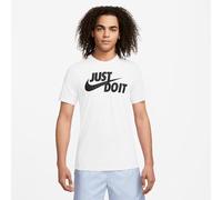 Nike Maglietta Palestra Just Do It Con Baffo Bianco Uomo S