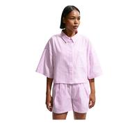 Nike - Magliette Oversize a Righe in Popeline Chill - - Sport - Donna - Rosa - M