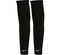 NIKE Maniche leggere 2.0 Bendaggio, Nero/Argento, Large/Extra-Large Unisex Adulto, Nero/argento, Large-X-Large