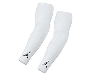 Nike, Manicotti Jordan Shooter Unisex Adulto, 101 Bianco/Nero, S/M