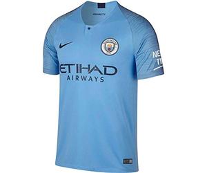 Nike MCFC M BRT Stad JSY SS HM Top a Manica Corta, Nessun Genere, Field Blu/Midnight Navy, S