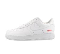 Nike mens Air Force 1 Low Supreme Mini Box Logo White, Scarpe sportive da uomo, bianco/bianco, 42 EU
