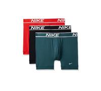 Nike Men's all Day Micro Stretch Boxer Brief Underwear (3-Pack), Chili Red/Dark Teal/Black