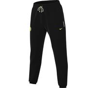 NIKE Men's Full Length Pant Inter M Nk Std Issue Pant, Black/Vibrant Yellow, DV4993-010, M