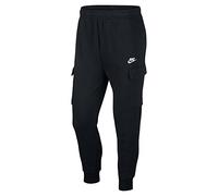 Nike Men's Full Length Pant M NSW Club Pant Cargo BB, Black/Black/White, CD3129-010, L