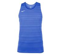 Nike Mens StockDryMilerSinglet Tank (Confezione da 1), Blu Royal Bianco, M