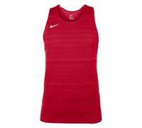 Nike Mens StockDryMilerSinglet Tank (Confezione da 1), UniversityRedWhite, M