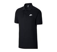 NIKE Mens Team Cotton Polo - Black