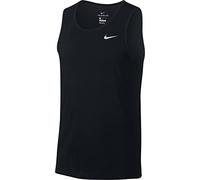 Nike Men's Top M Nk DF Tank Dfc Solid, Black/White, AR6069-010, XL-T