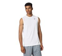 Nike Men's Top M Nk DF Tee Rlgd SL Reset, White/Black, DX0991-100, M