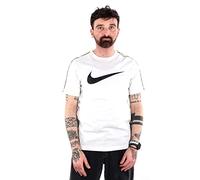 Nike Men's Top M NSW Repeat SW SS Tee, Summit White/Summit White/Black, DX2032-122, XS