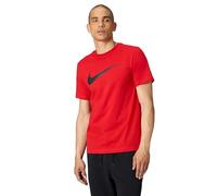 Nike Men's Top M NSW Tee Icon Swoosh, University Red/Black, DC5094-657, XL