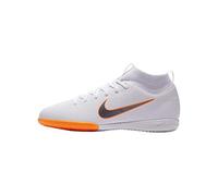 Nike Mercurialx Superfly VI GS IC Junior - Scarpe da Calcio Unisex Bambini, Bianco (White/Chrome-Total O 107), 33 EU