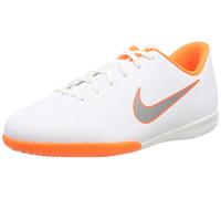 Nike Mercurialx Vapor XII Academy IC Junior, Scarpe da Calcio Unisex-Bambini, Bianco (White/Chrome-Total O 107), 33 EU