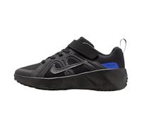Nike Metro Tek Scarpa per Bambini più Piccoli HQ2008, Black Metallic Black off Noir Racer Blue, 27.5 EU
