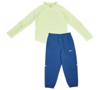 Nike Kids Dri Fit Miler Long Sleeve Set Giallo,Blu 6-7 Years Ragazzo