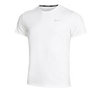 Maglia a maniche corte nike uv miler uomo bianco