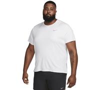 NIKE Maglia funzionale 'Miler' argento / bianco, Taglia XL