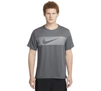 Nike Miler Flash M - maglia running - uomo XL Dark Grey man Dri-Fit