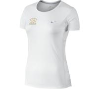 Nike MILER SHORT SLEEVE Zlata tretra Magliette XL Bianco