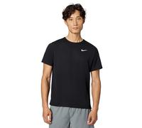 Nike Miler T-Shirt, Nero/Argento Lucido, XL Uomo