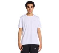 Nike Miler Uomo - Magliette Bianco - Taglia M - Poly Jersey White M