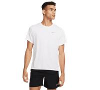 Nike Miler Uomo - Magliette Bianco - Taglia S - Poly Jersey White S