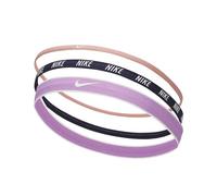 Nike Fasce per capelli Mixed Width N.000.2548.645.OS – 3 pz Rosso Stardust/Viola Ink/White