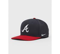 Nike MLB Atlanta Braves Dri-Fit Pro Structured Square Bill Cap men Caps blue|red in taglia:L/XL