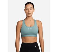 Nike Swoosh W - reggiseno sportivo medio sostegno - donna S Light Green woman Dri-Fit