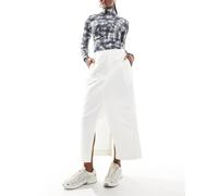 Nike - MSC - Gonna lunga in twill crema-Bianco L