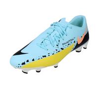 Nike Multi-Ground Soccer Cleats Phantom Gt2 Academy MG, Glacier Ice/Black-Yellow Strike, DA4433-407, 44.5 EU (10.5 US)