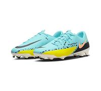 Nike Multi-Ground Soccer Cleats Phantom Gt2 Academy MG, Glacier Ice/Black-Yellow Strike, DA4433-407, 44.5 EU (10.5 US)
